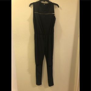Black one piece Jumpsuit size L